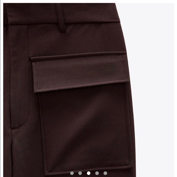 Straight leg high waisted pants with pockets - Picture 6 of 7